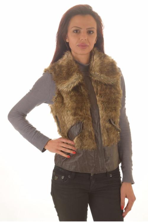 Vestă elegantă piele 134.00