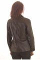 Sacou maro închis piele 158.00