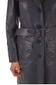 Trenci albastru piele 182.00