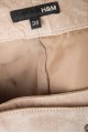 Fustă de damă bej din piele întoarsă 67.00