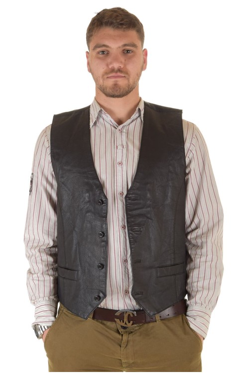 Vestă de bărbați de brand piele 72.00