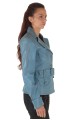 Geacă de damă albastru deschis piele 168.00