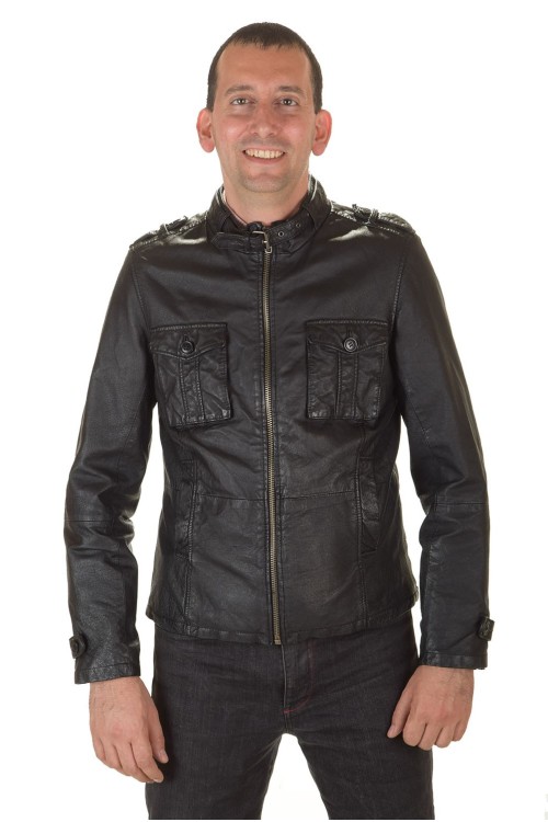 Geacă din piele naturală 184.00