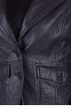 Sacou de damă negru piele 171.00