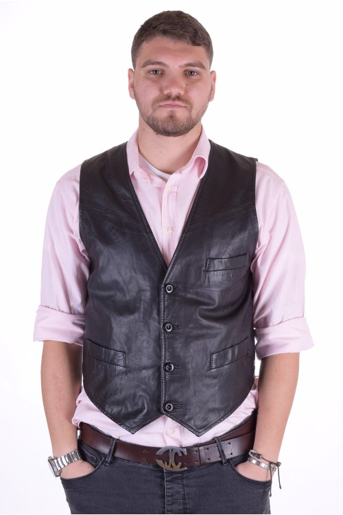 Vestă de bărbați piele 94.00