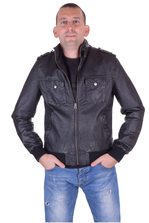 Geacă de bărbați superbă piele 238.00