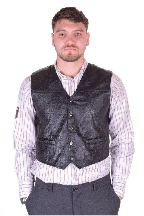 Vestă de bărbați piele 94.00