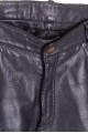 Pantalon de bărbați negru din piele naturală 227.00