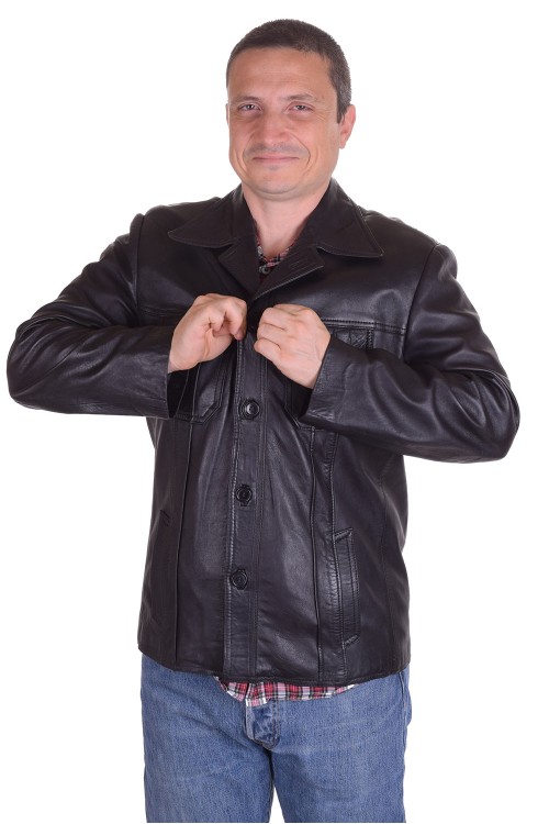 Geacă de bărbați piele 104.00