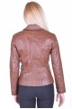 Geacă brună din piele naturală 48.00