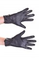 Mănuși de damă elegante negre din piele naturală moale și delicată 37.00