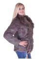 Palton gri de iepure 158.00