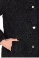 Palton negru de astrahan 398.00
