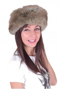 Pălărie de damă frumoasă de vulpe 
