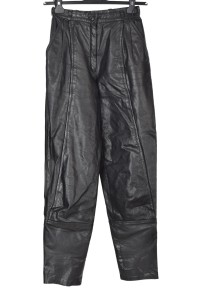 Pantalon de damă de brand din piele naturală