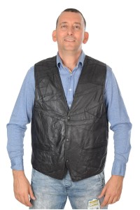 Vestă din piele naturală
