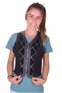 Vestă neagră piele