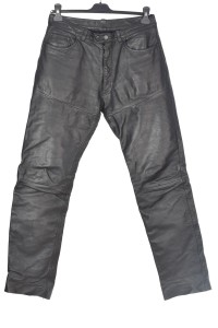 Pantalon de bărbați clasic din piele naturală