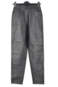 Pantalon de damă rafinat din piele naturală