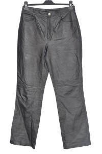 Pantalon de damă elegant din piele naturală