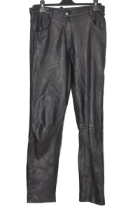 Pantalon de damă clasic din piele naturală