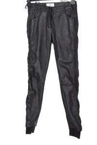 Pantalon de damă elegant din piele naturală