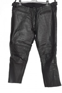 Pantalon de firmă biker din piele groasă