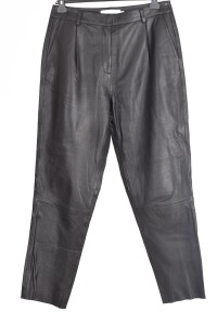 Pantalon de damă elegant din piele naturală