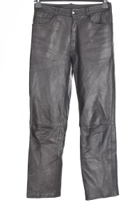 Pantalon de damă grațios din piele naturală