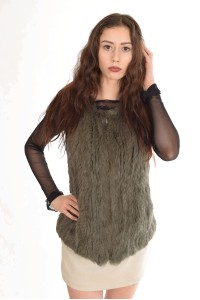 Vestă de damă elegantă dе blana naturala