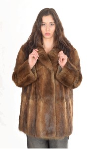 Palton elegant din bizam