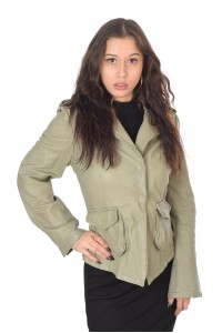 Geacă de damă cochetă din piele naturală