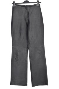 Pantalon de damă grațios din piele naturală